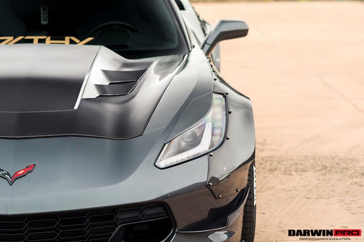 2013-2017 Corvette C7 Z51 BKSS Style Carbon Fiber Hood