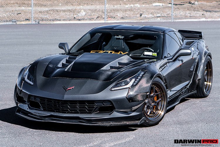 2013-2019 Corvette C7 Z51 Z06 Grandsport Carbon Fiber Canards