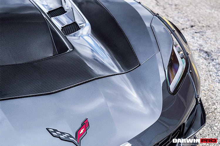 2013-2019 Corvette Z06 Grandsport BKSS Style Carbon Fiber Hood