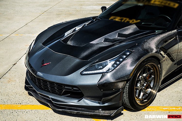 2013-2019 Corvette Z06 Grandsport BKSS Style Carbon Fiber Hood