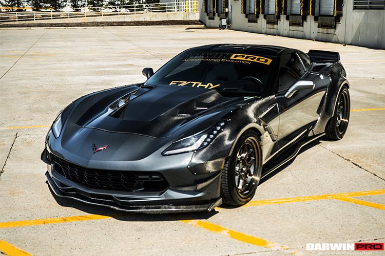 2013-2019 Corvette Z06 Grandsport BKSS Style Carbon Fiber Hood