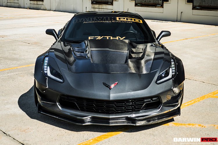 2013-2019 Corvette Z06 Grandsport BKSS Style Carbon Fiber Hood