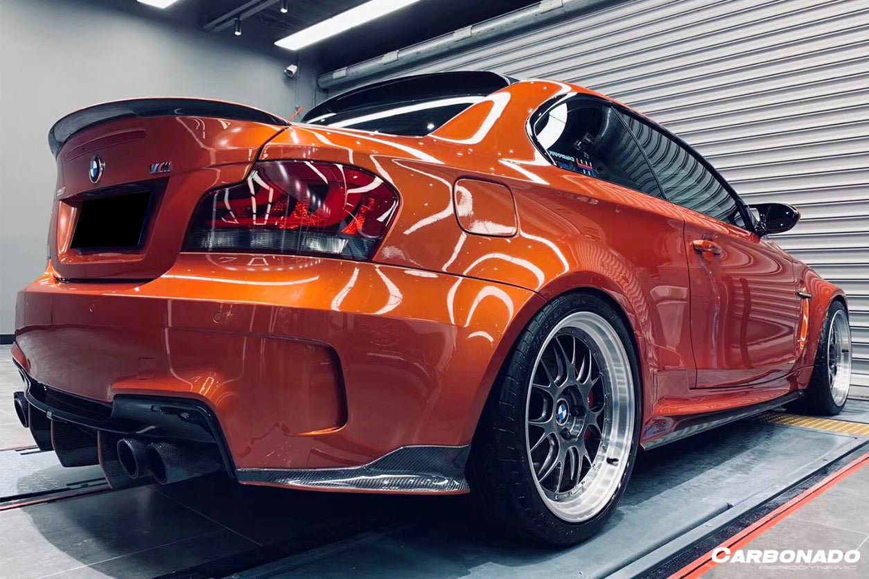2008-2013 BMW 1M RZ Style Carbon FIber Rear Lip & Diffuser Undertray