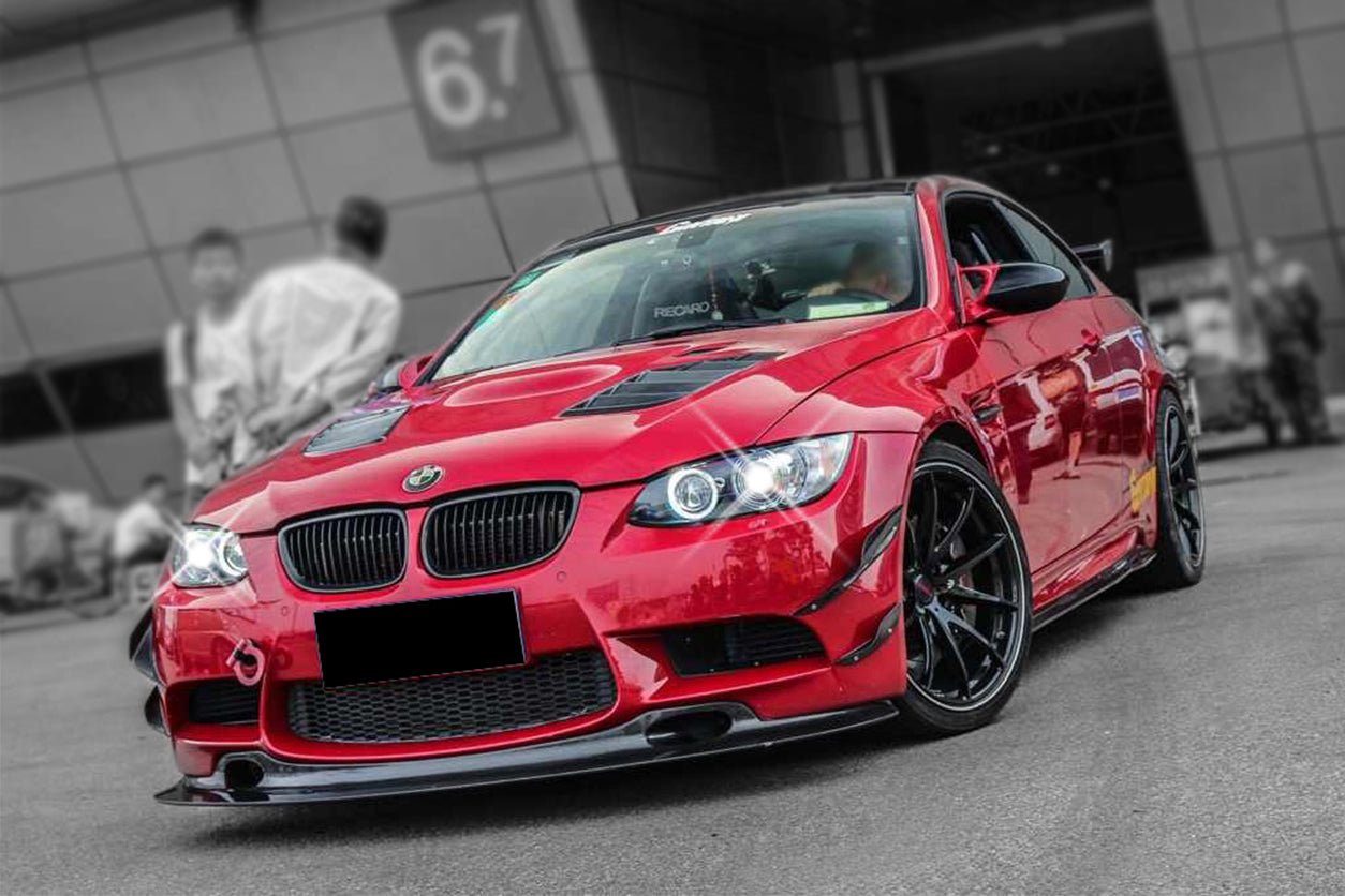 2008-2012 BMW E9X M3 KA Style Carbon Fiber Canards