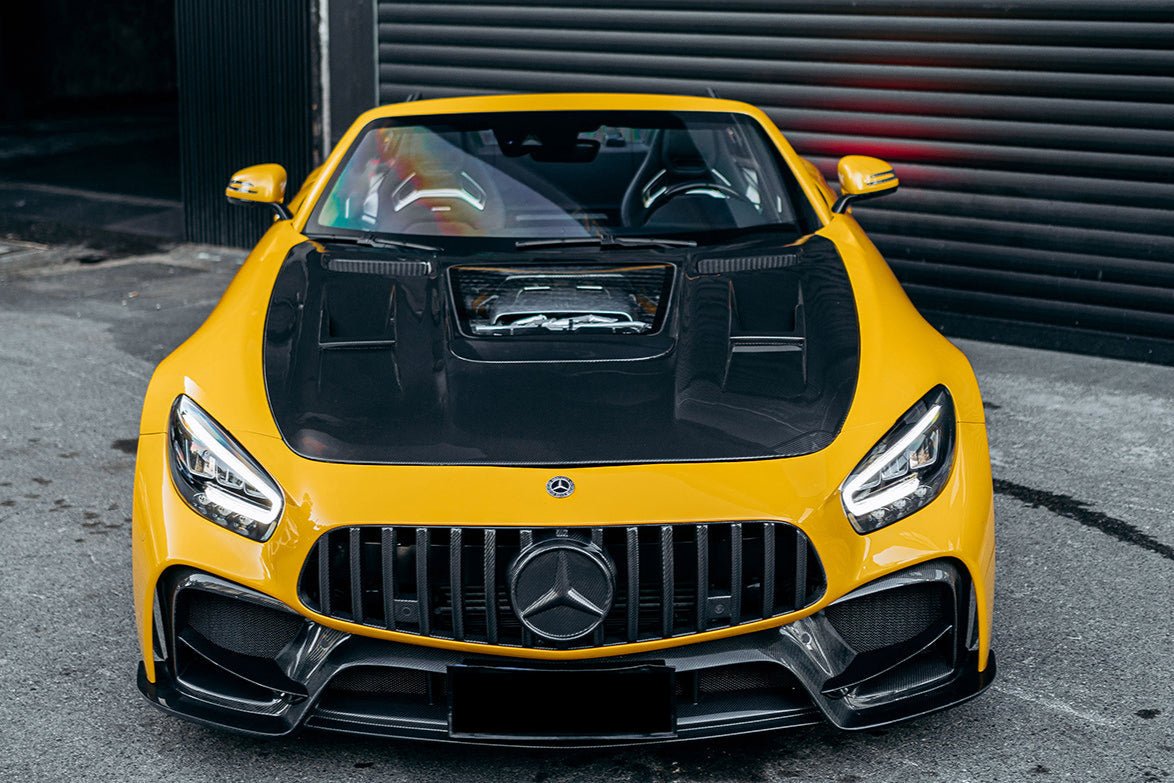 2015-2016 Mercedes Benz AMG GT GTS IMP Performance Part Carbon Fiber Front Bumper with Grill