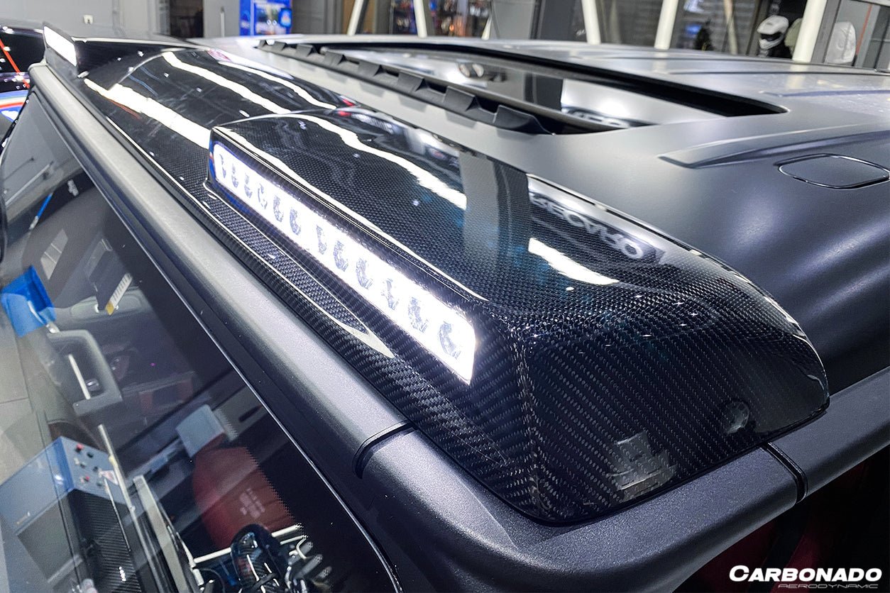 2019 - 2023 Mercedes Benz G-Class W464 G-Wagon BR Style Front Roof Spoiler