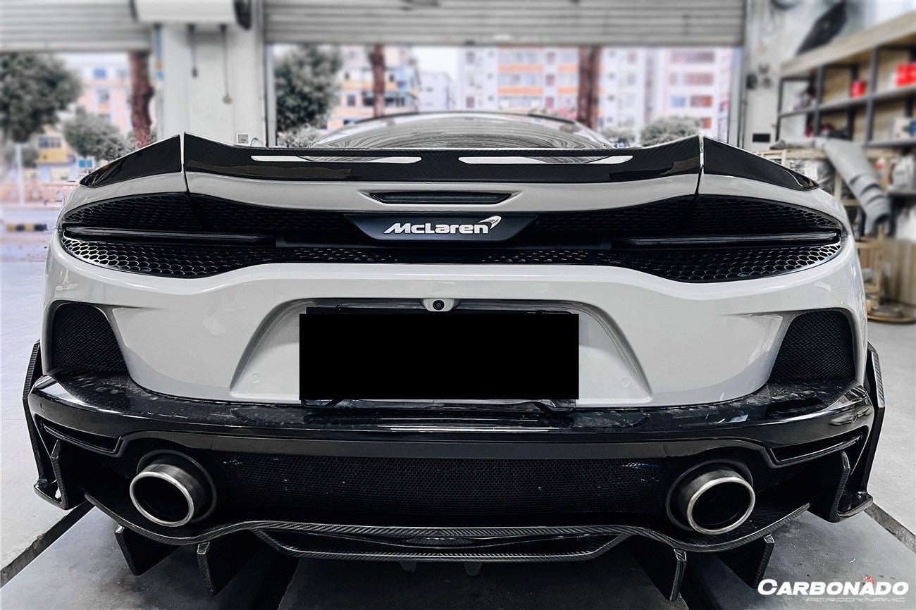 2020 - 2023 McLaren GT WP Style DRY Carbon Fiber Rear Diffuser Lip