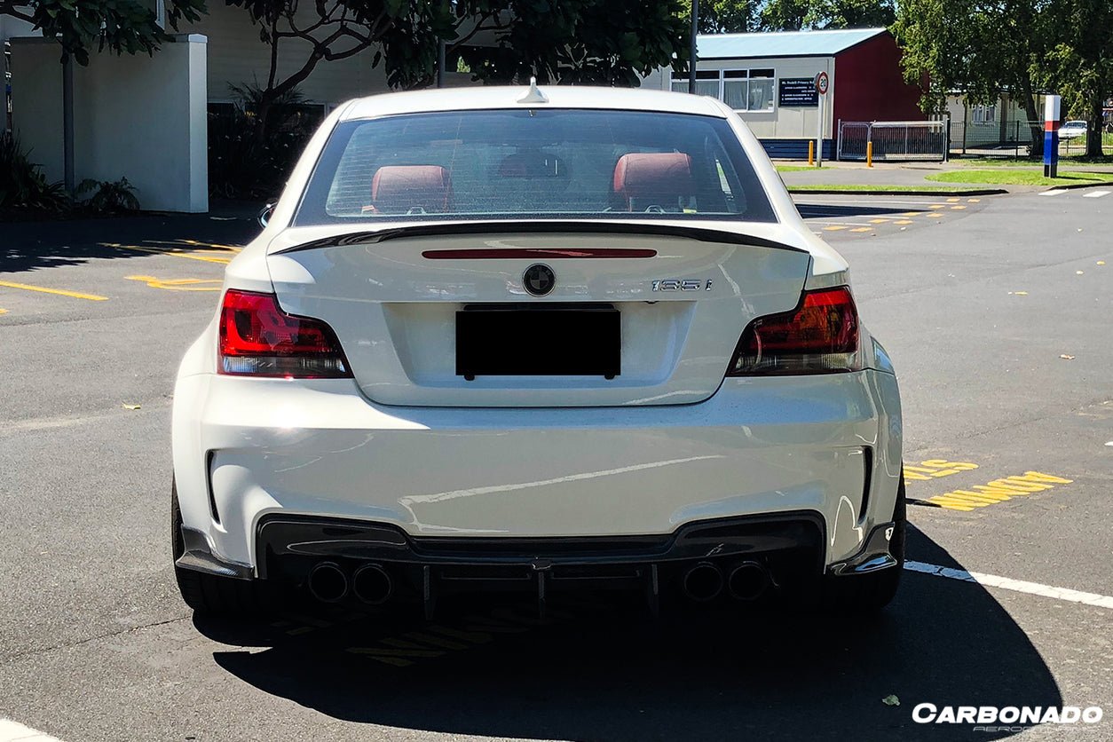 2008-2013 BMW E82 1M Series RZ Style Carbon Fiber Trunk Spoiler