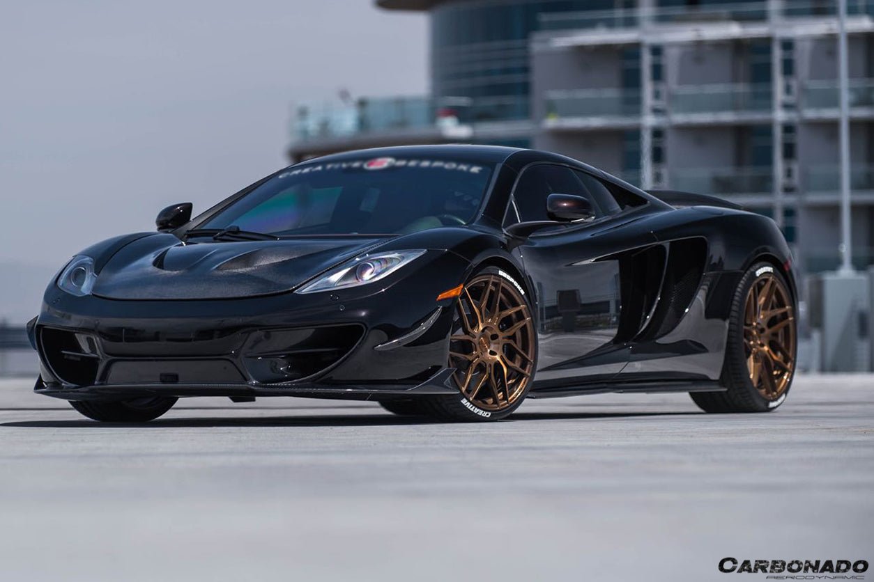 2011 - 2015 McLaren MP4 12C 650S RZS Style Carbon Fiber Side Skirts