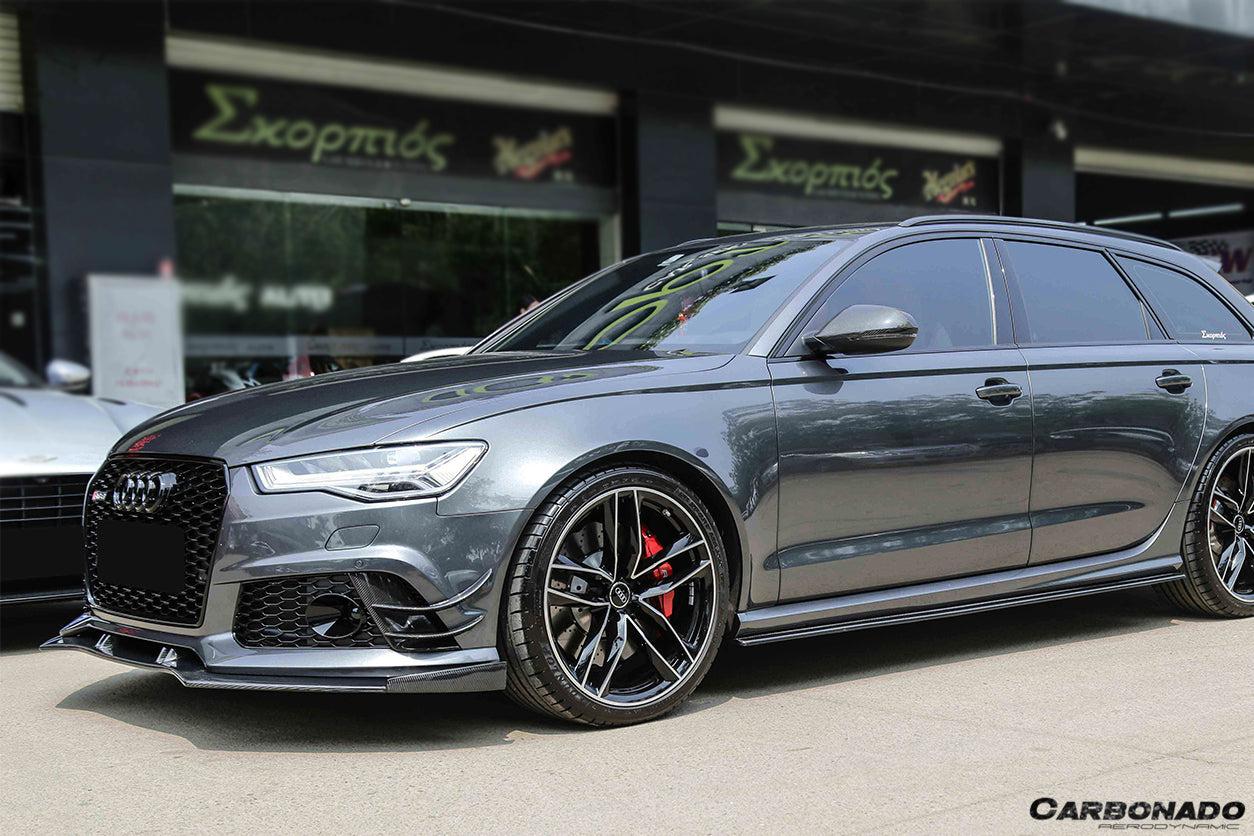 2013 - 2018 Audi RS6 Avant BS Style Carbon Fiber Front Lip
