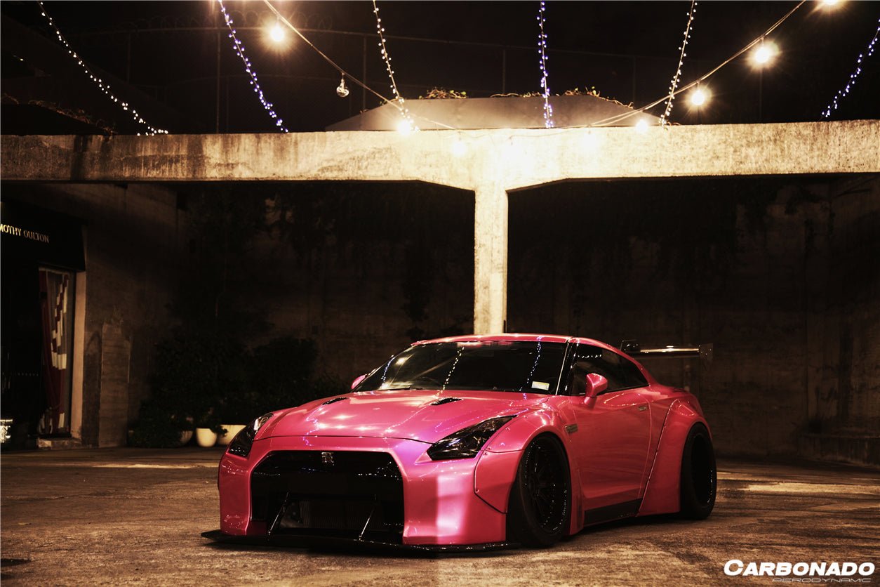 2008 - 2016 Nissan GTR R35 CBA/DBA DE Style Wide Fender Flares