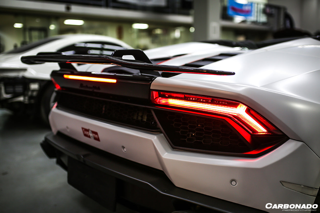 2015 - 2020 Lamborghini Huracan LP610/LP580 VRS-II Style Carbon Fiber Trunk Spoiler