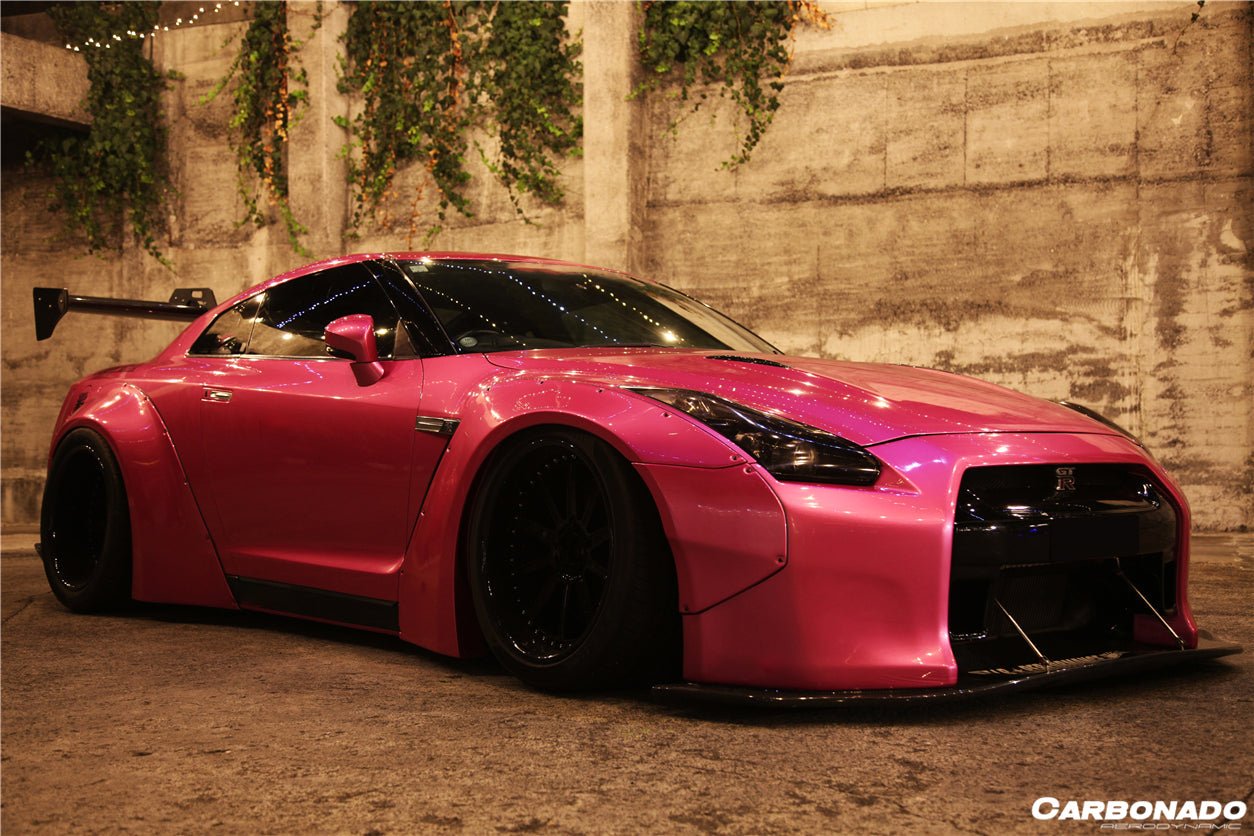 2008 - 2016 Nissan GTR R35 CBA/DBA DE Style Wide Fender Flares