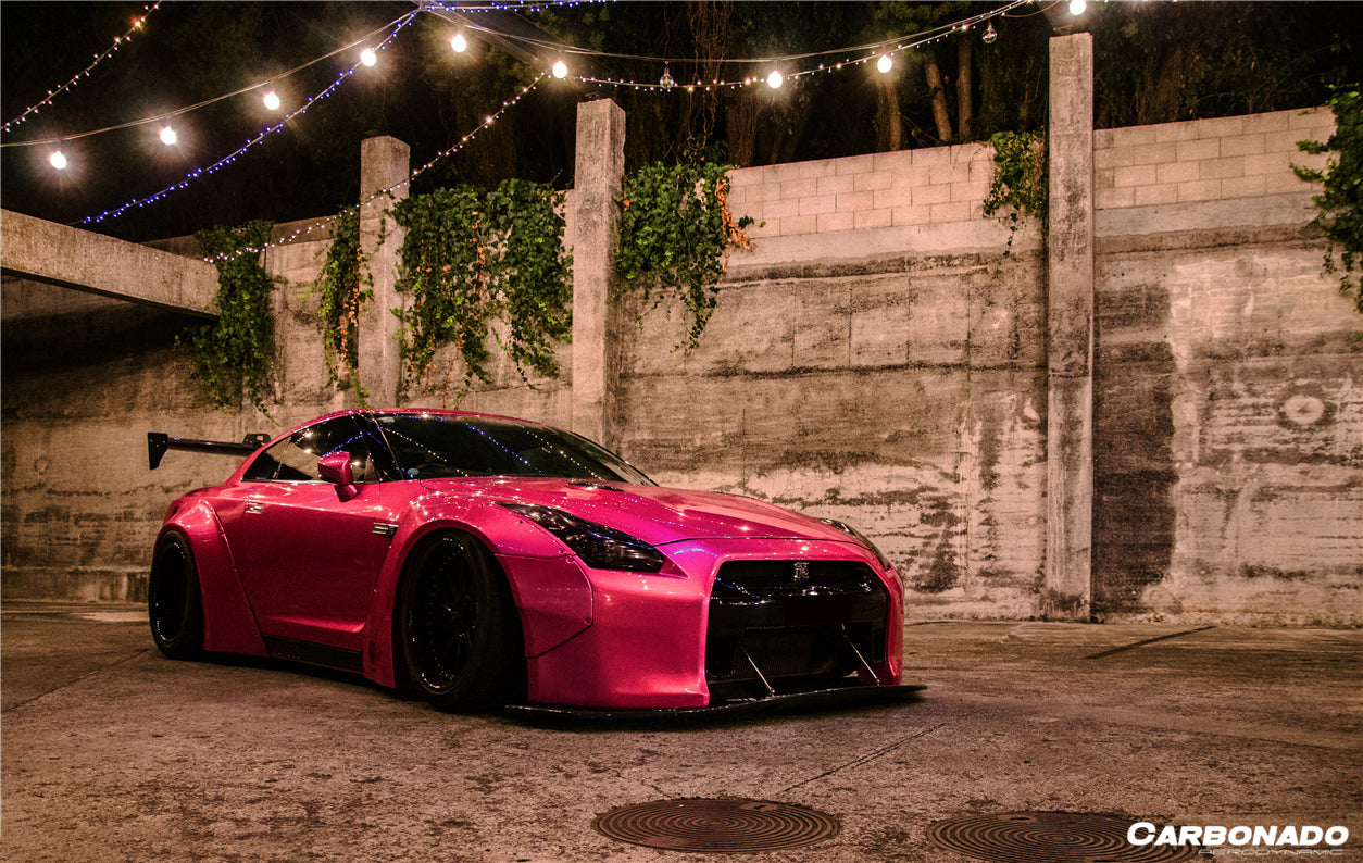 2008 - 2016 Nissan GTR R35 CBA/DBA DE Style Wide Fender Flares