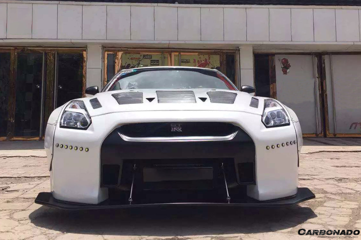 2008 - 2016 Nissan GTR R35 CBA/DBA DE Style Wide Fender Flares