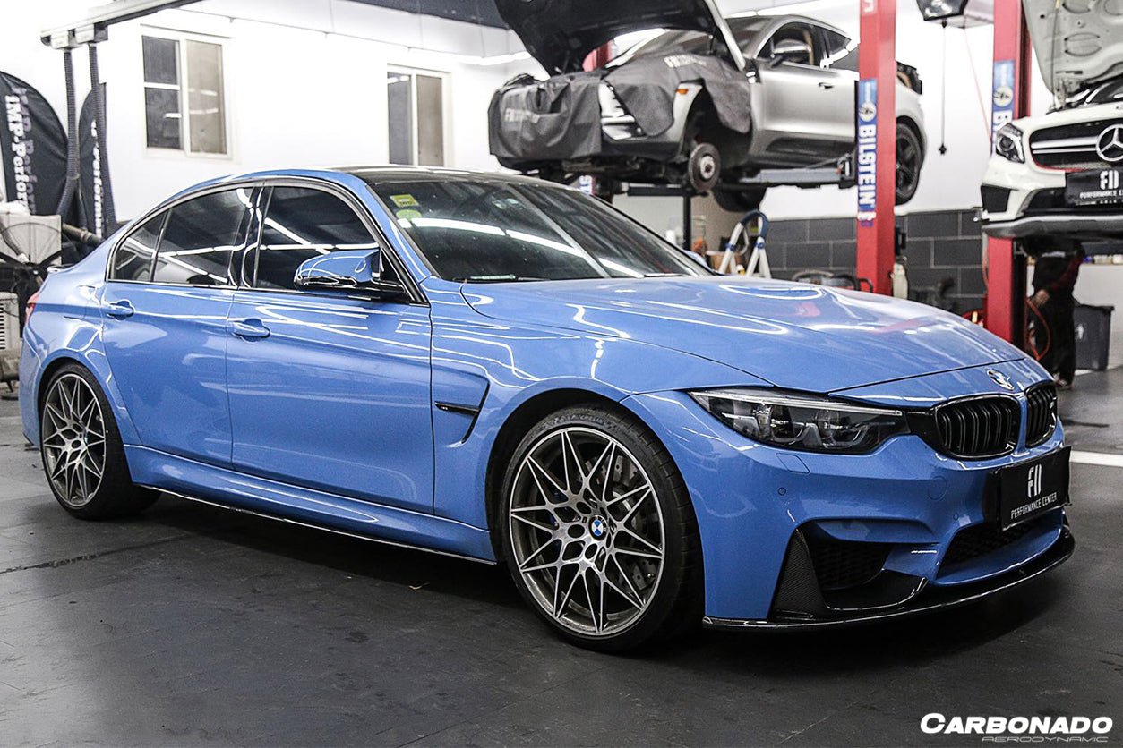 2014-2020 BMW M3 F80 & M4 F82 MP Style Carbon Fiber Side Skirts Under Board