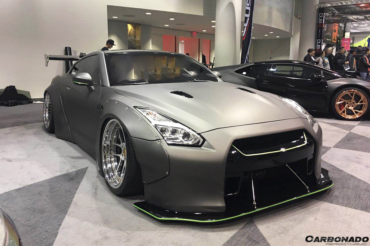 2008 - 2016 Nissan GTR R35 CBA/DBA DE Style Wide Fender Flares