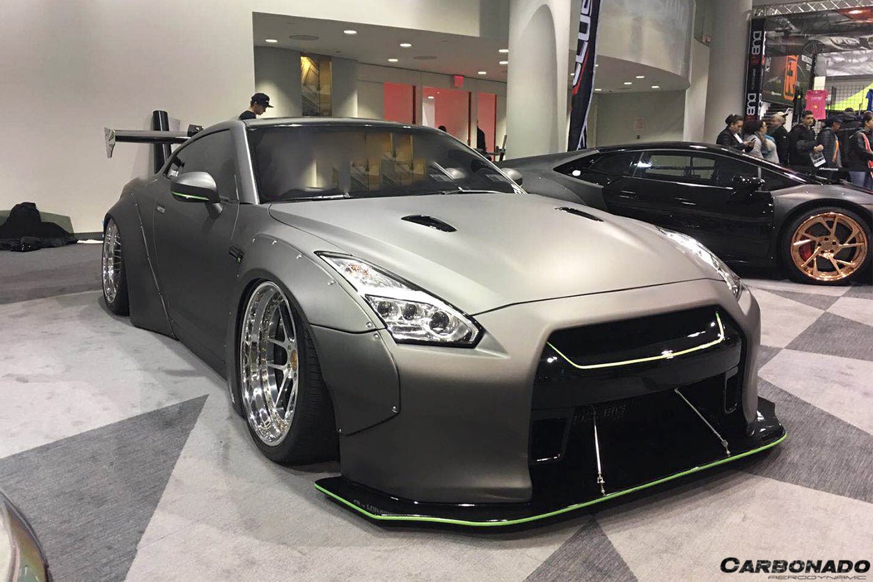 2008 - 2016 Nissan GTR R35 CBA/DBA DE Style Wide Fender Flares