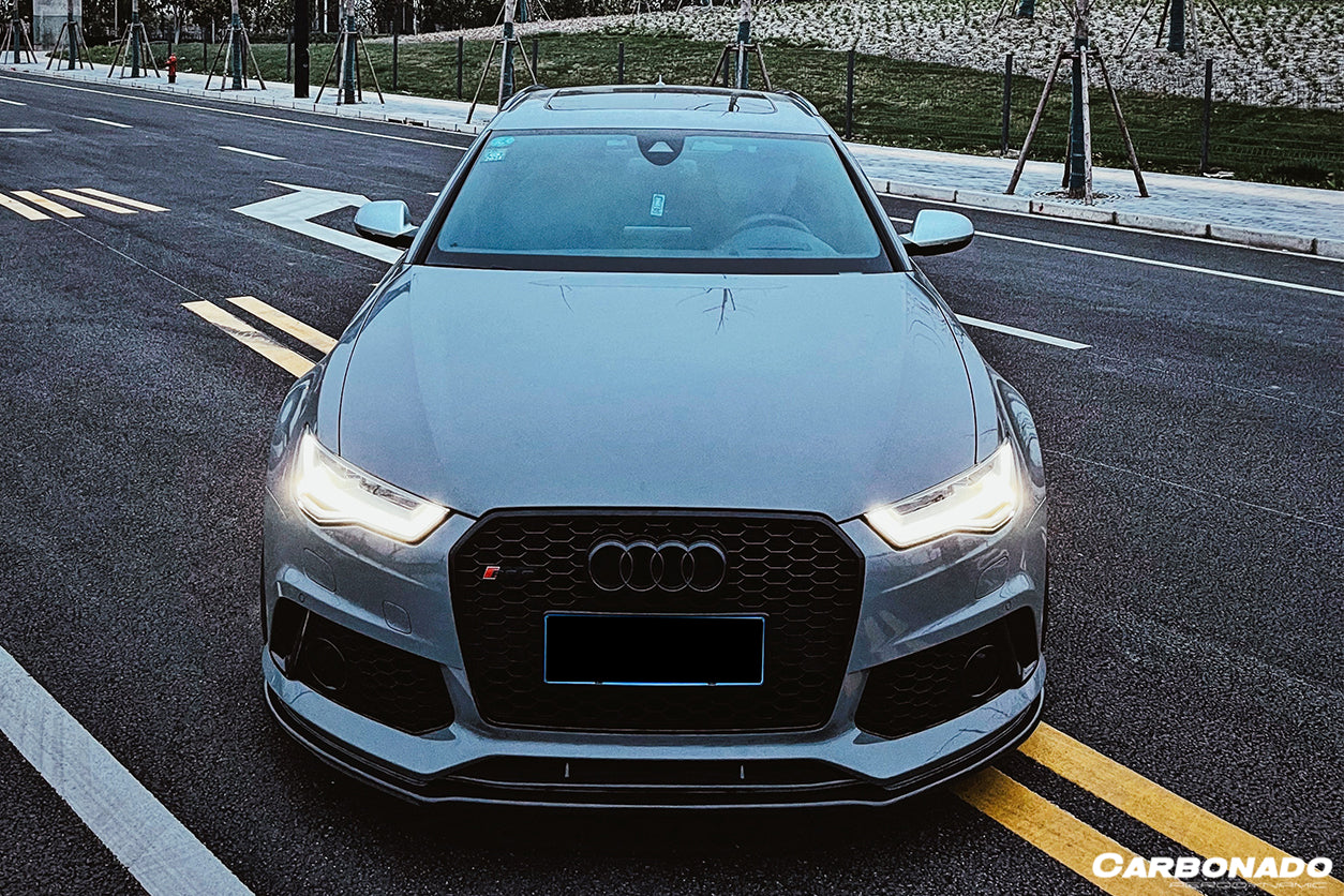 2013 - 2018 Audi RS6 Avant MN Style Carbon Fiber Front Lip