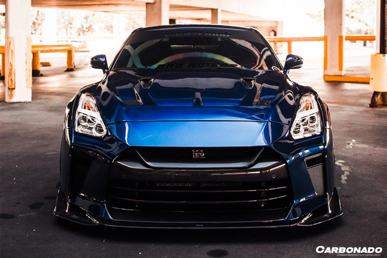 2008 - 2022 Nissan GTR R35 CBA/DBA/EBA TS Style Front Bumper