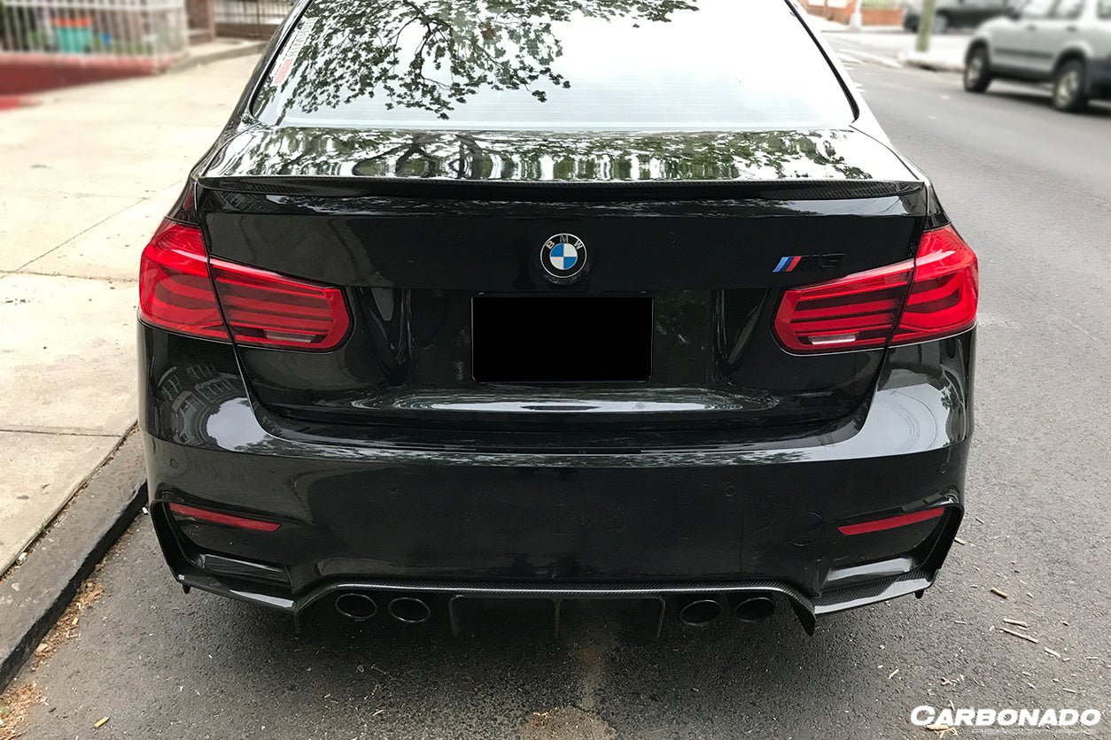 2014-2020 BMW F82 M4 Coupe D3 Style Carbon Fiber Trunk Spoiler