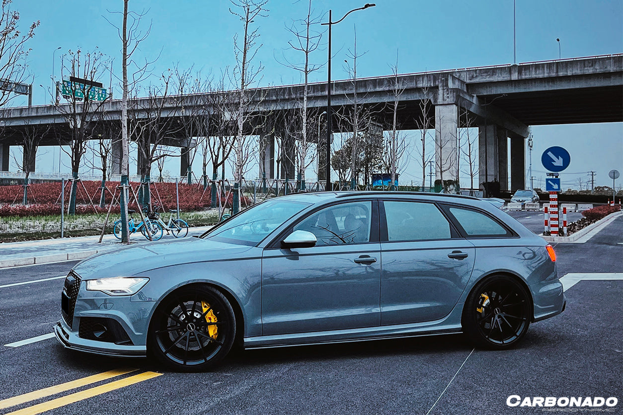 2013 - 2018 Audi RS6 Avant MN Style Carbon Fiber Front Lip