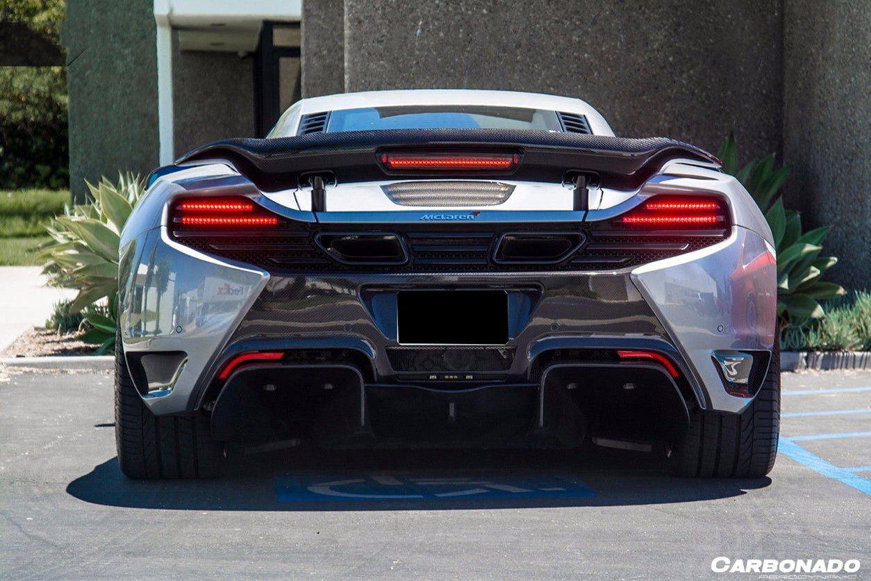 2011 - 2017 McLaren MP4 12C/650S VS Style Rear Bumper & Diffuser