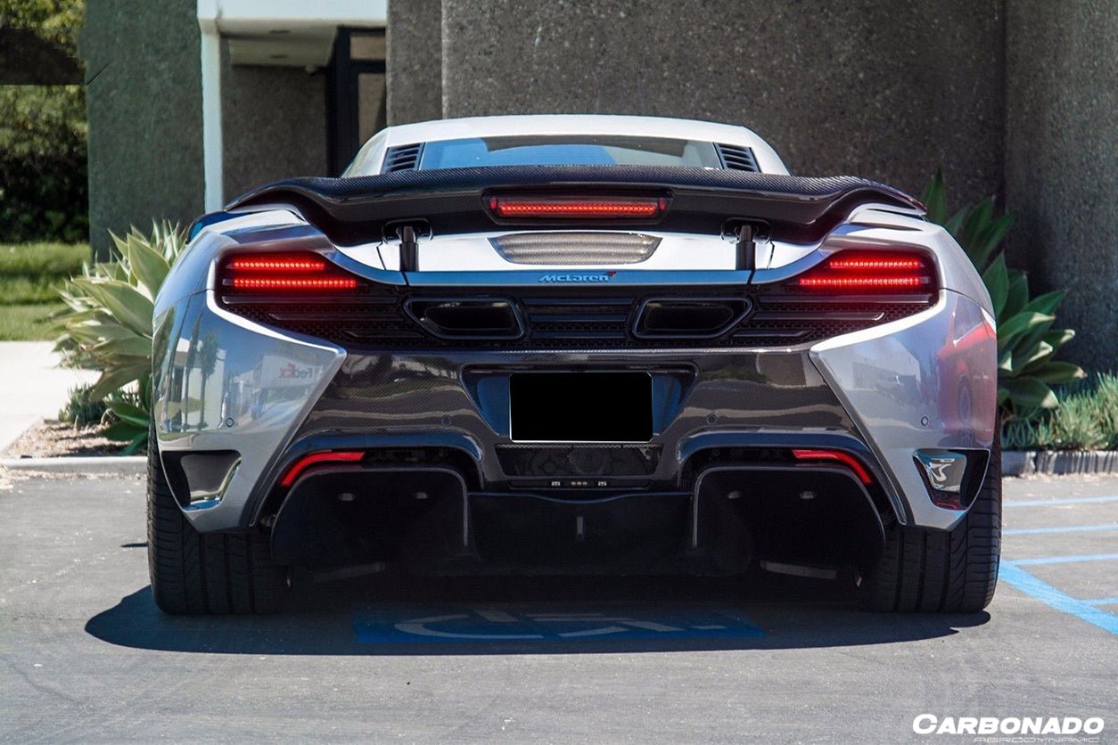 2011 - 2017 McLaren MP4 12C/650S VS Style Rear Bumper & Diffuser