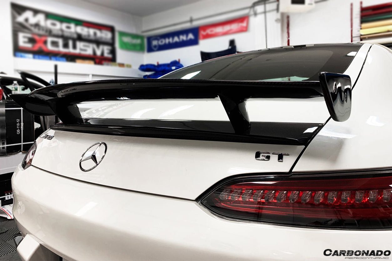 2015 - 2020 Mercedes Benz AMG GT/GTS/GTC RZS Style Carbon Fiber Trunk Spoiler