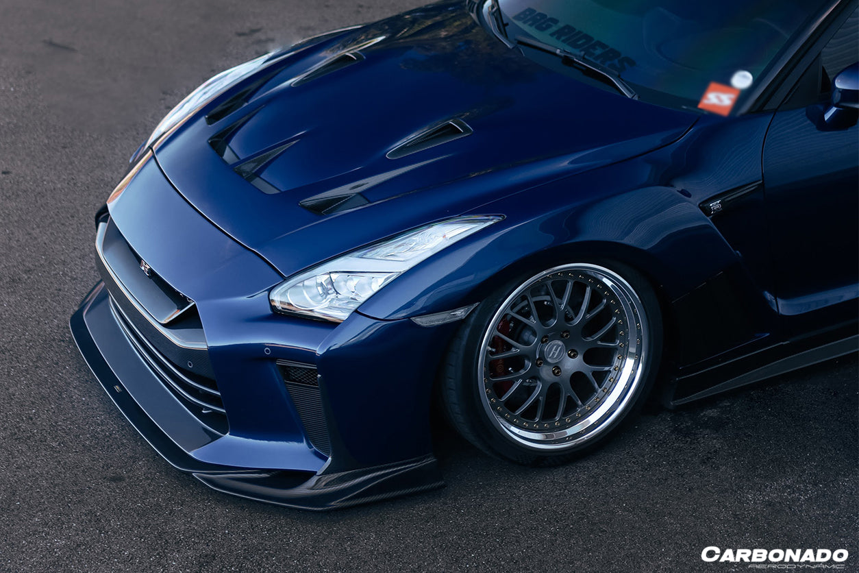 2008 - 2022 Nissan GTR R35 CBA/DBA/EBA TS Style Front Bumper