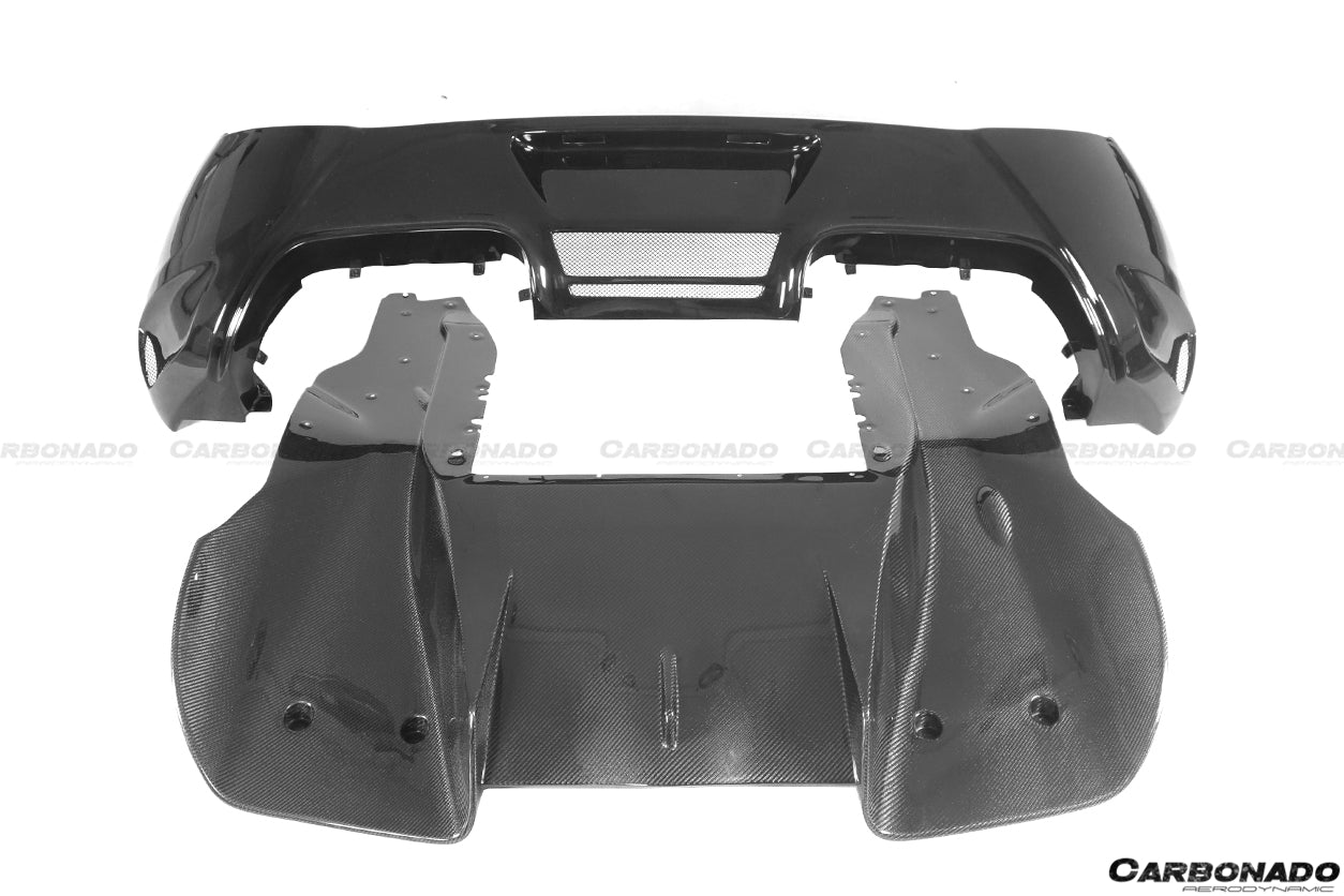 2011 - 2017 McLaren MP4 12C/650S VS Style Rear Bumper & Diffuser
