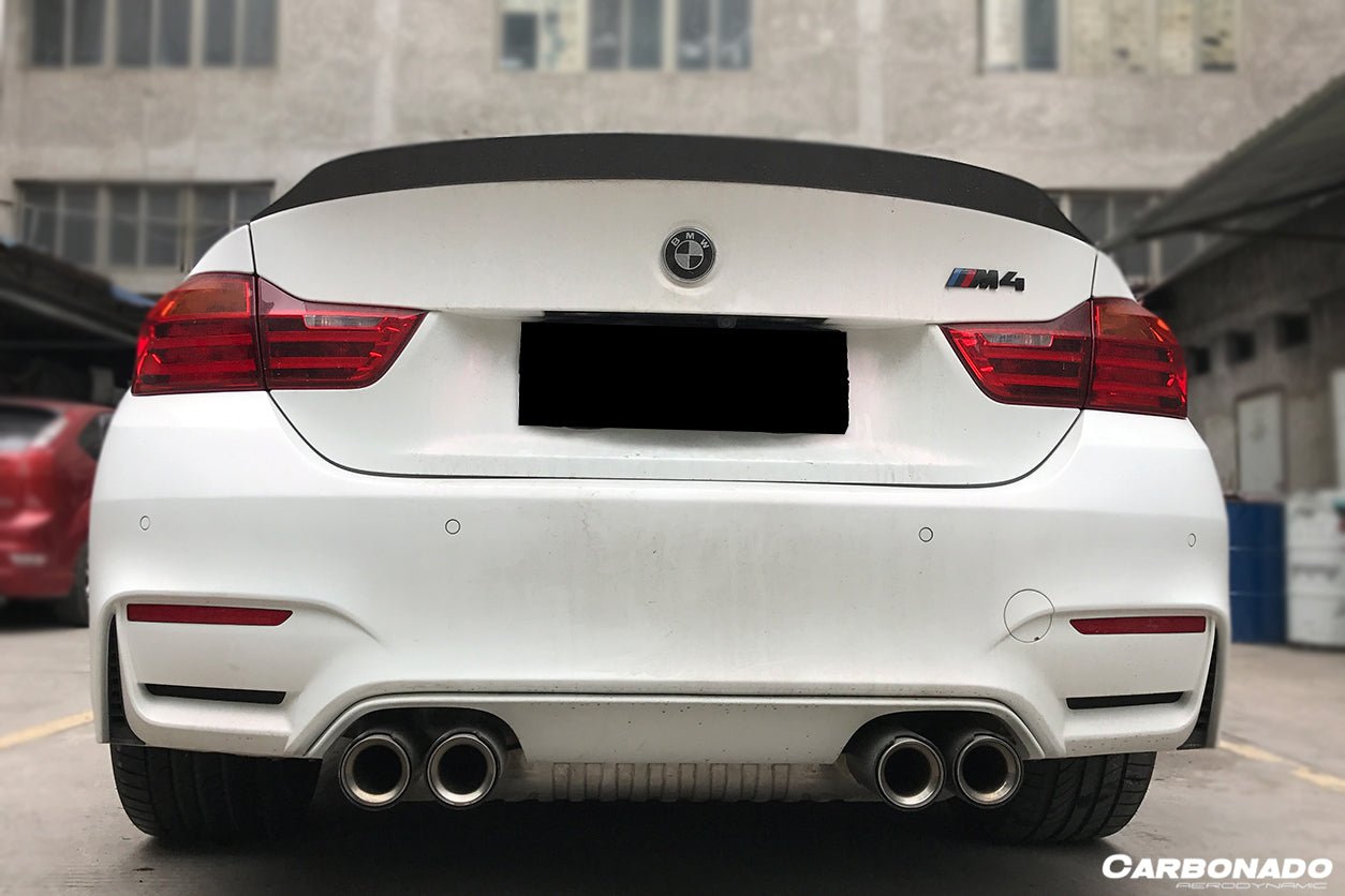 2014-2020 BMW F82 M4 Coupe D3 Style Carbon Fiber Trunk Spoiler