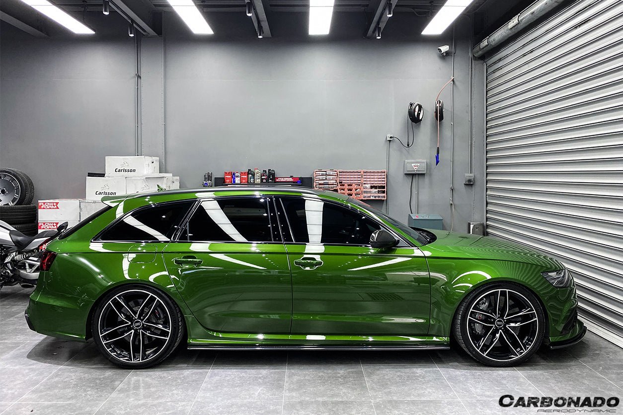 2013 - 2018 Audi RS6 Avant MN Style Carbon Fiber Side Skirts