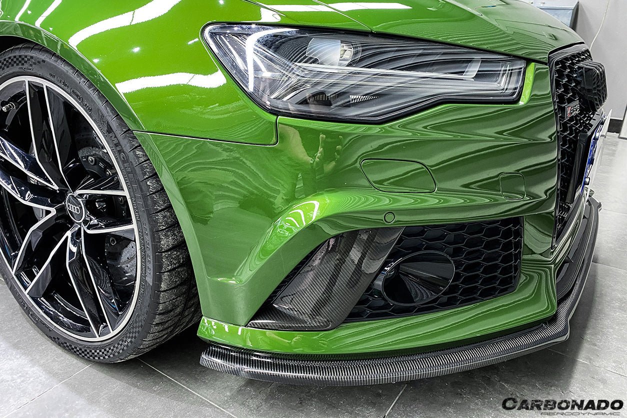 2013 - 2018 Audi RS6 Avant MN Style Carbon Fiber Front Lip