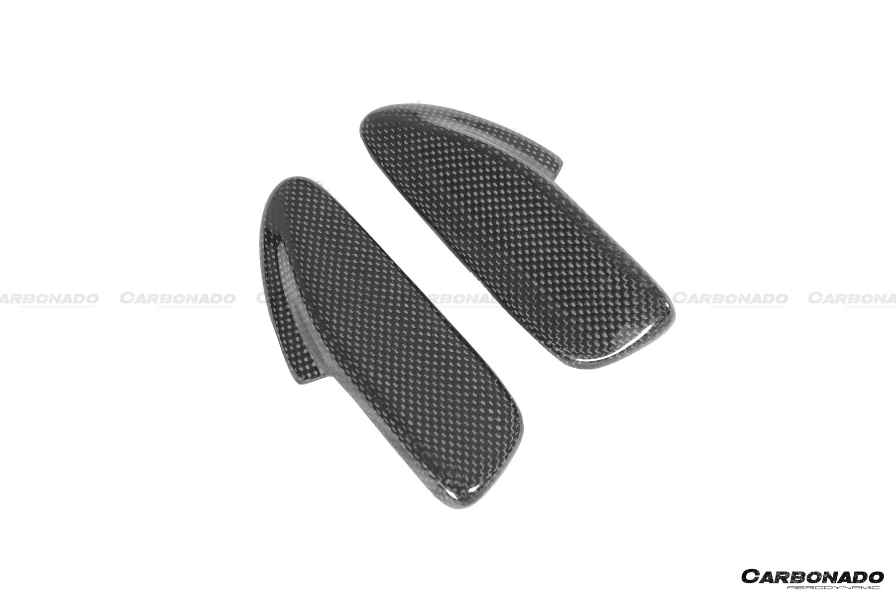 2015 - 2020 Ferrari 488 GTB & Spyder & F8 MSY Style Carbon Fiber Door Handle Cover