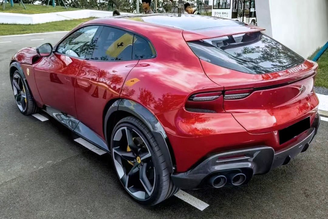 2023-2025 Ferrari Purosangue OEM Style Dry Carbon Side Skirts