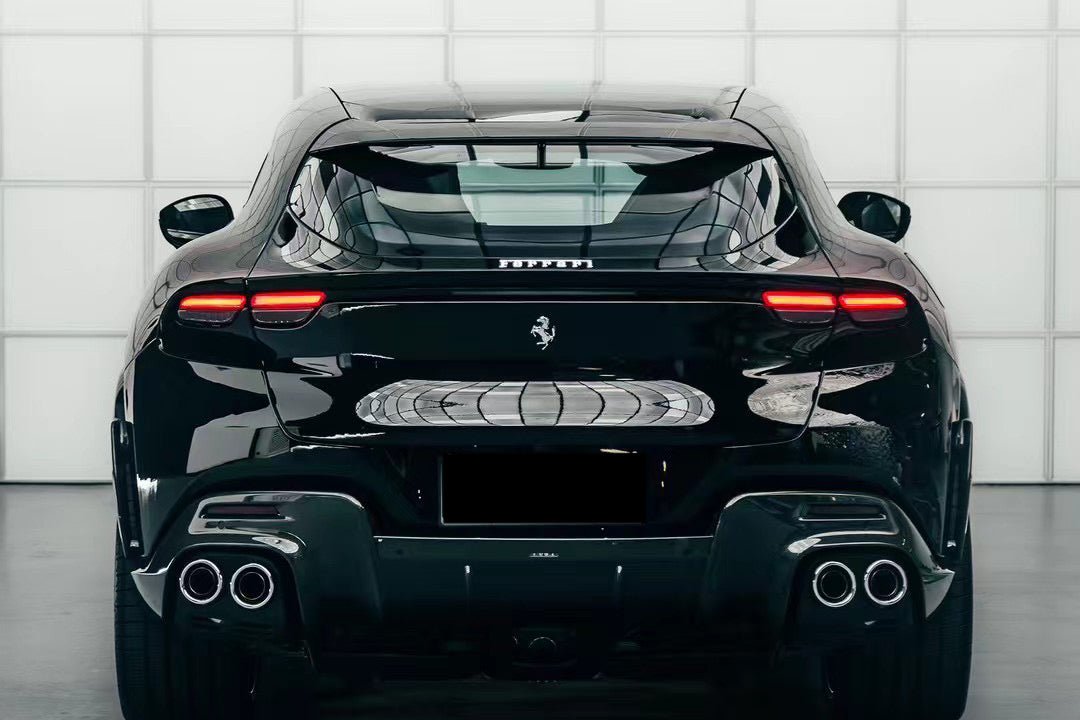 2023-2025 Ferrari Purosangue OEM Style Dry Carbon Rear Diffuser