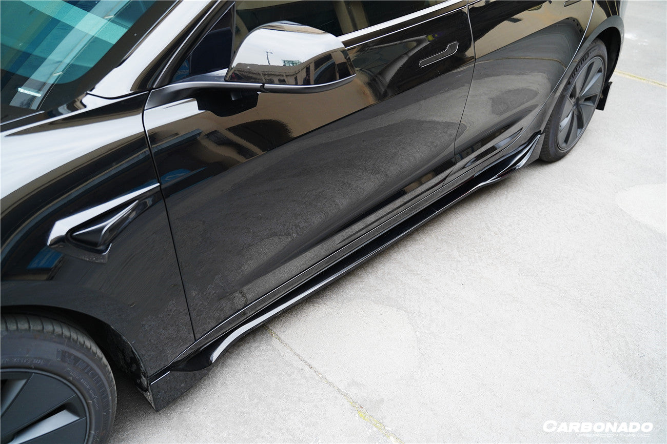 2023 - 2025 Tesla Model 3 LCI Fast Style Carbon Fiber Pattern Look Body Kit
