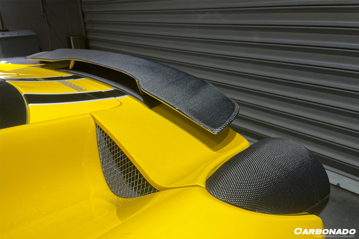 2010 - 2015 Ferrari 458 Coupe & Spider VT Style Carbon Fiber Trunk Spoiler