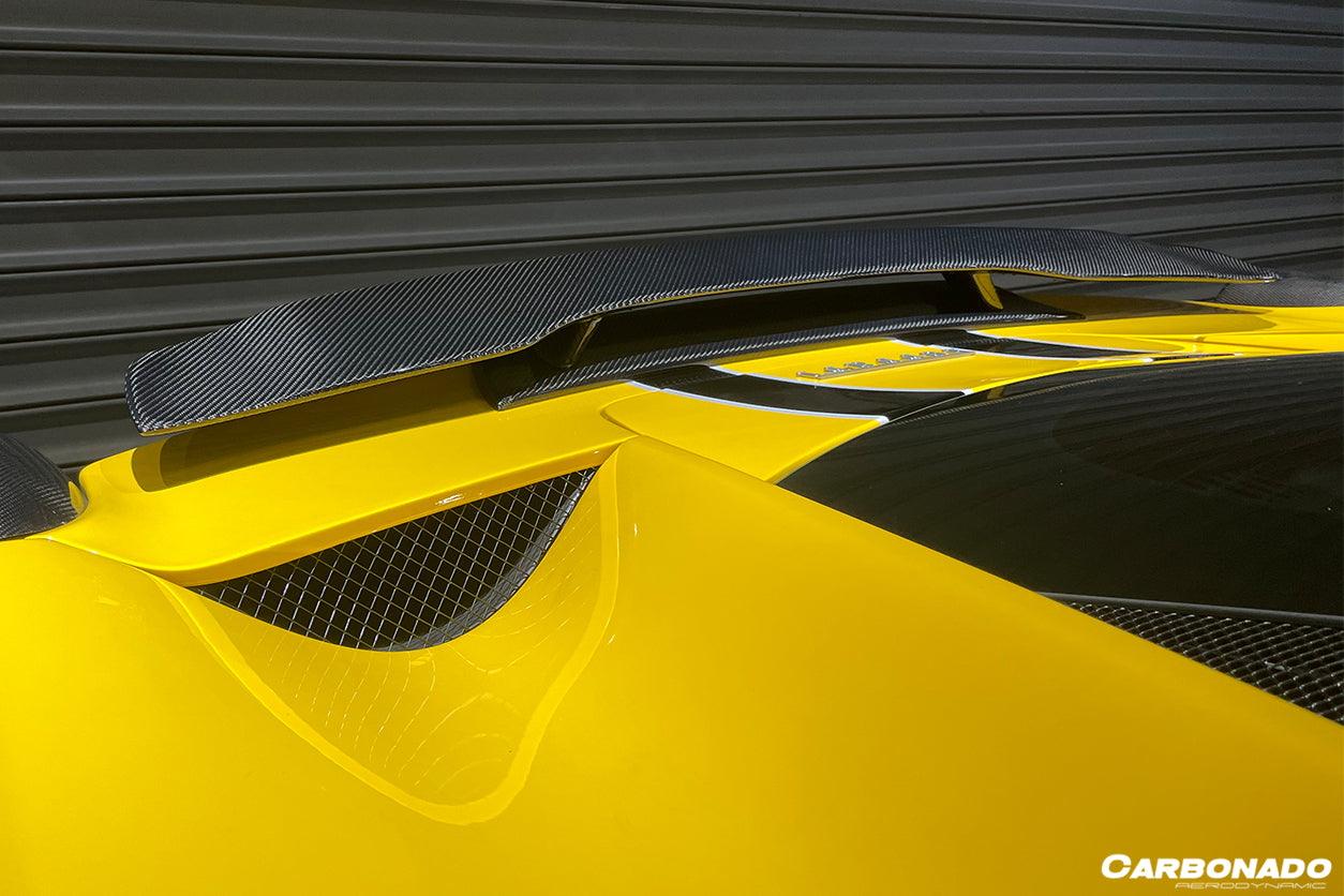 2010 - 2015 Ferrari 458 Coupe & Spider VT Style Carbon Fiber Trunk Spoiler