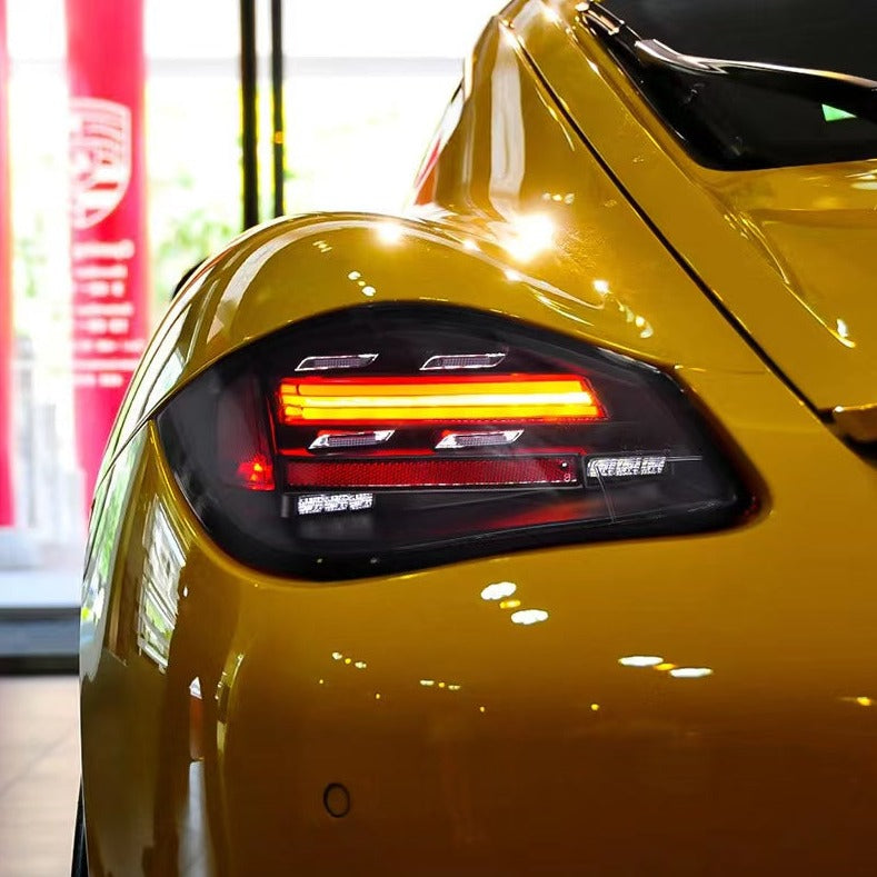 718 Style Smoked LED Taillights for 987 Porsche Boxster & Cayman (2005 - 2008)