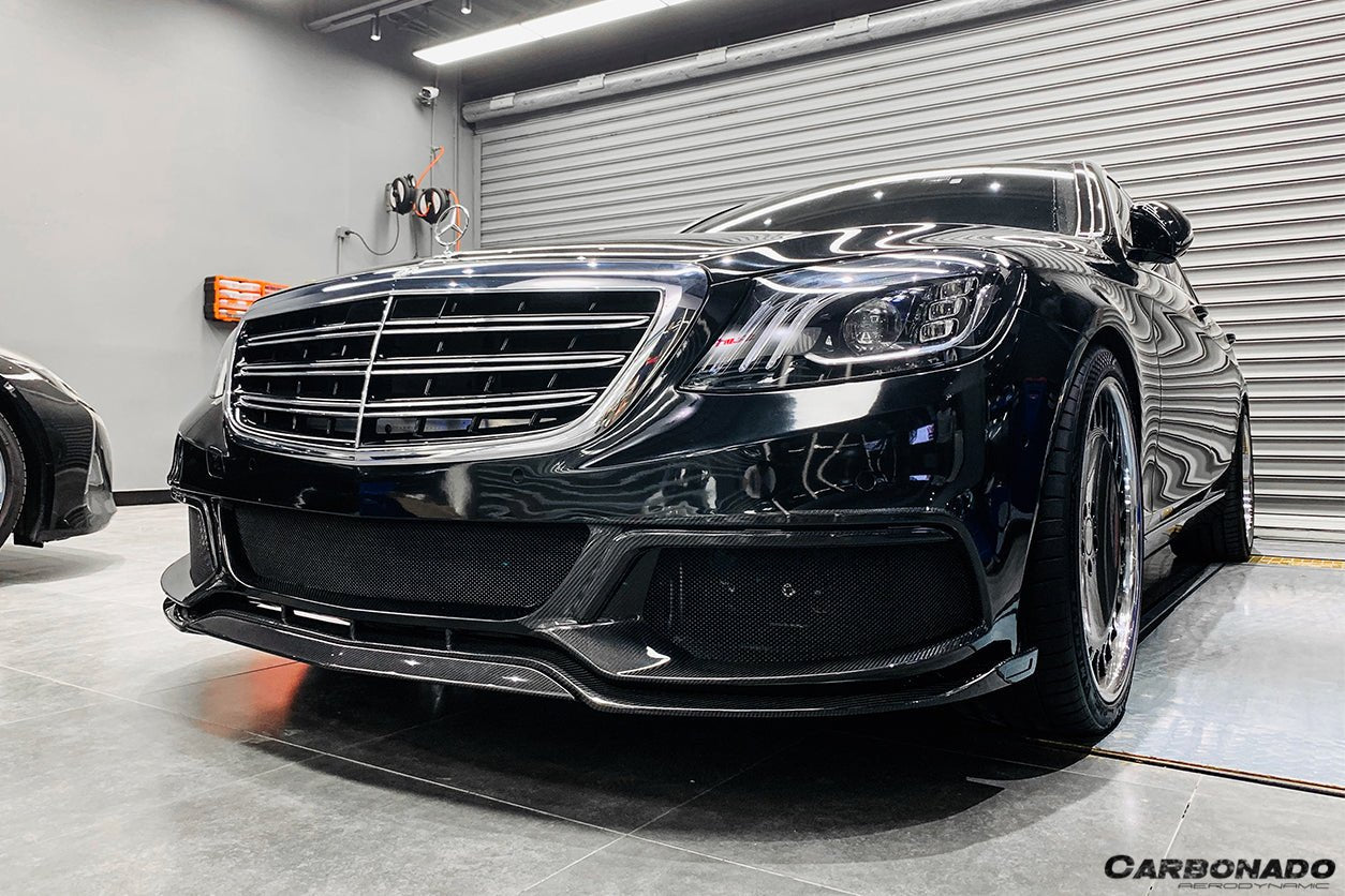 2017 - 2020 Mercedes Benz W222 Sedan BRS-2019 Style Front Bumper