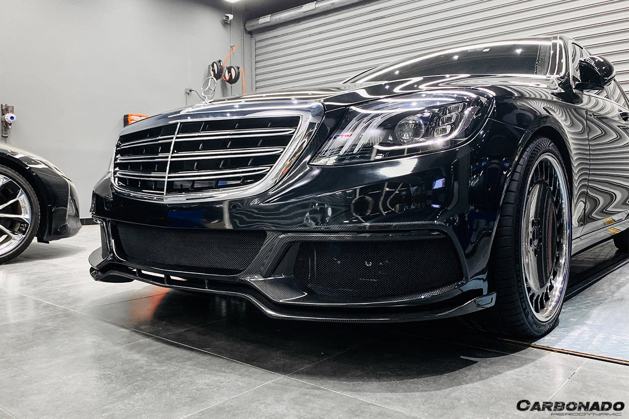 2017 - 2020 Mercedes Benz W222 Sedan BRS-2019 Style Front Bumper