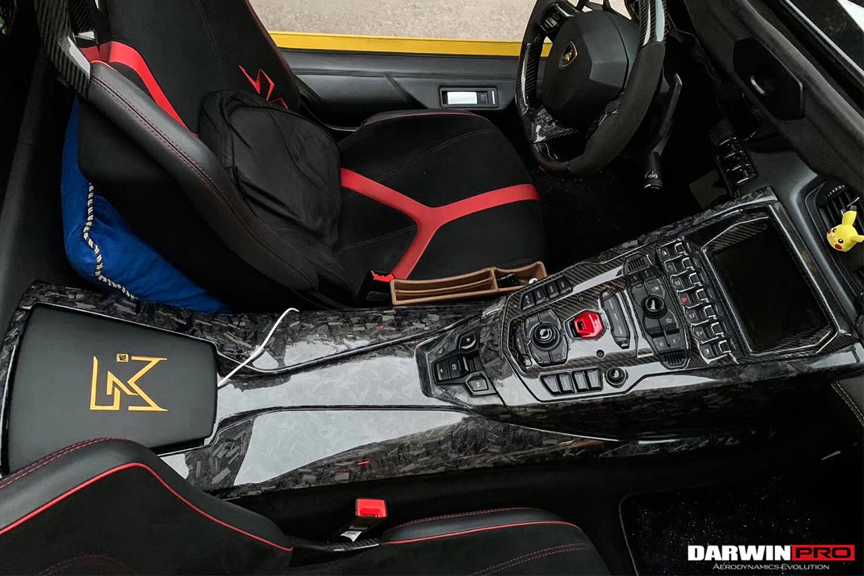 2013 - 2016 Lamborghini Aventador LP700 Roadster Carbon Fiber Center Control Surround Panel