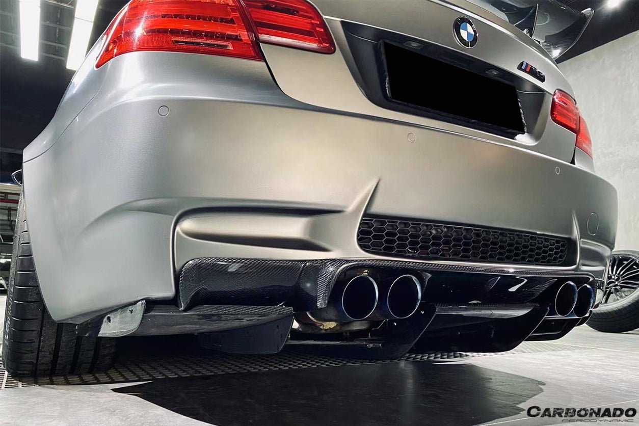 2008-2012 BMW M3 E92 E93 VA Style Carbon Fiber Rear Diffuser with Lip