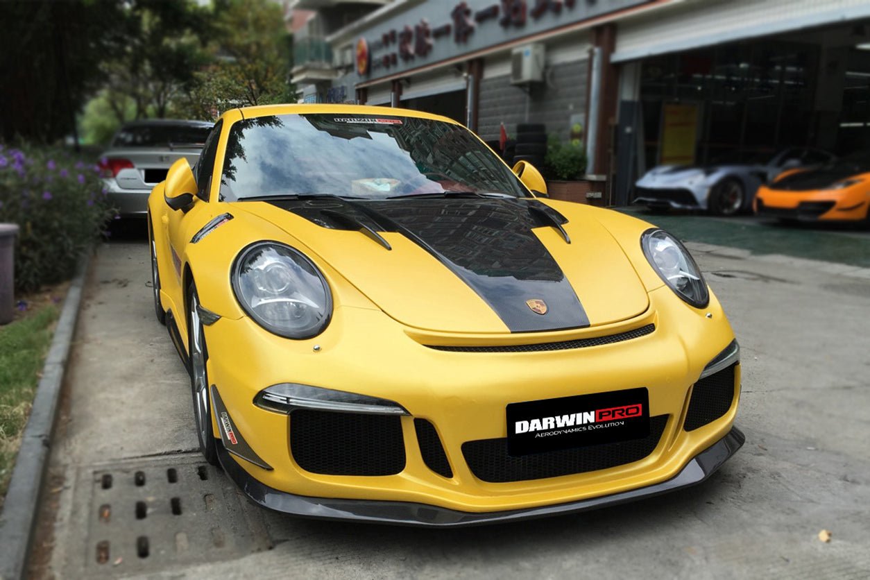 2012 - 2015 Porsche 911 991.1 Carrera/Targa S/4/4S GT3 Style Front Bumper Canards