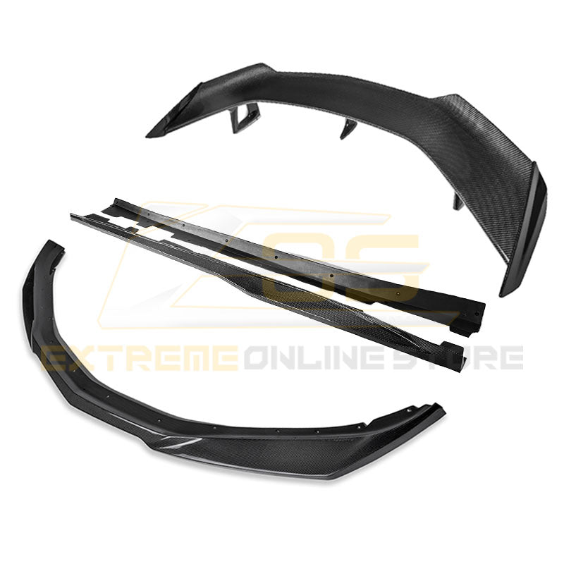 Chevrolet Camaro 6th Gen ZL1 Style Carbon Fiber Full Aero Kit Splitter Side Skirts Spoiler 2016-2024