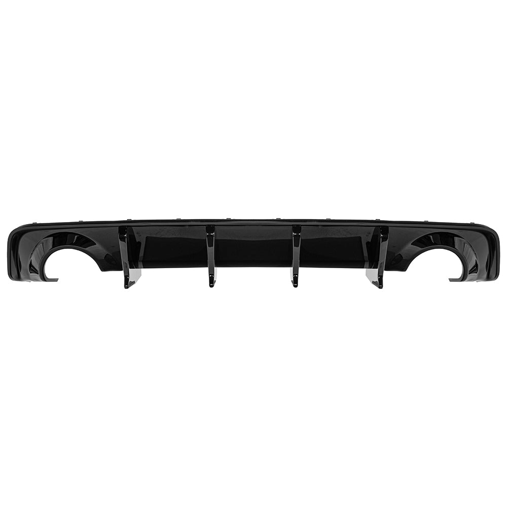 Dodge Charger Widebody SRT Style Matte Black Rear Bumper Exhaust Diffuser 2020-Up