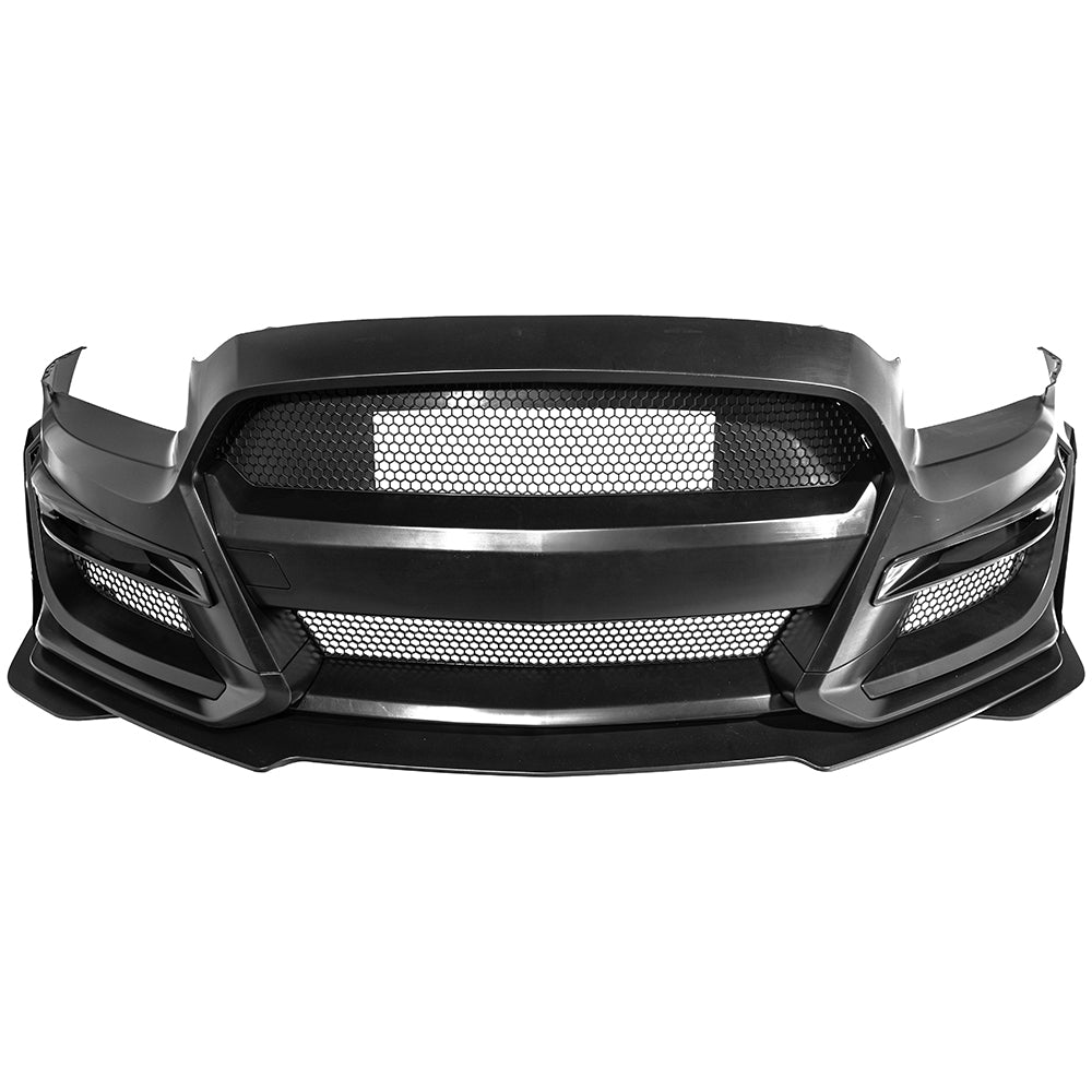 Ford Mustang S197 S550 GT500 Style Primed Black Front Bumper 2010-2014