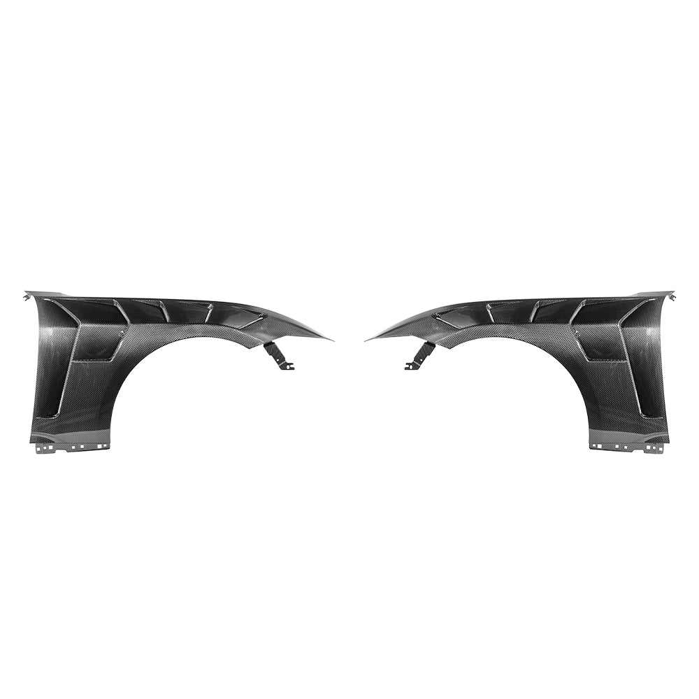 Ford Mustang S650 GTD Style Carbon Fiber Front Side Vented Fenders 2024-Present